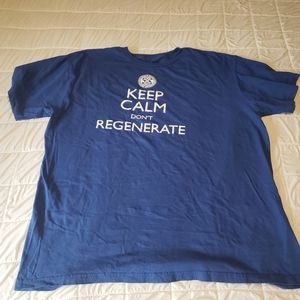 Doctor Who Keep Calm tee 2XL